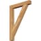 Ekena Millwork Traditional Block Rough Sawn Bracket, Western Red Cedar, 4"W x 30"D x 42"H BKT04X30X42TRA05RWR - alternate 1